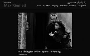 Final filming for thriller 